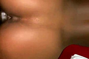 Cheating ebony takes big black cock after boyfriend leaves