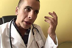 Skinny Blonde Bitch Cured And Screwed By Hung Doctor