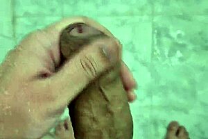 Watch Him Jerk Off In Shower!