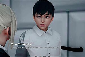 My Bully Is My Lover Riding His Monster Cock Passionately.