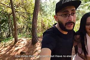 She Wants To Go Out To The Mountains To Do Cardio But I Have Other Plans And The Slut Agrees To Ride My Cock Outdoors