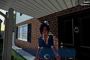 i-i messed up, but my sexy neighbor's big tits are so wet and nude