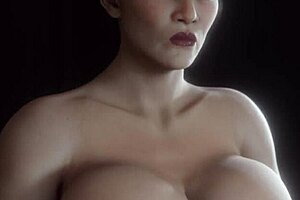 Two guests chose a busty woman for a threesome hot animation futanari double penetration