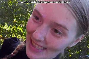 I tear my hot girlfriend's pantyhose and drill her hairy beaver hard.