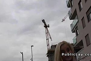 Guy picks up blonde for hardcore POV fucking.