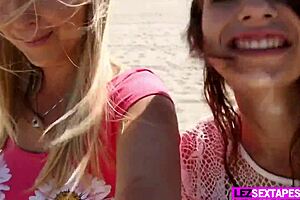 Intense lesbian licking and fingering