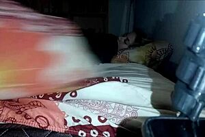 my young 18+ stepfather sneaks into bed to record our missionary fun