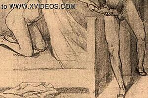 Detailed Vintage Hentai Drawings