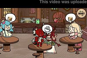 perverts dash through furry hentai game