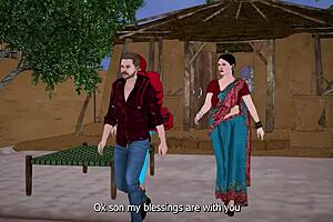 भारतीय सौतेले पिता सौतेली बेटी की अनुपस्थिति का फायदा उठाते हैं, गर्म सेक्स करते हैं