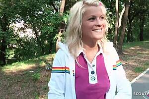 18-Year-Old German Schoolgirl Convinced to Give Blowjob for Pocket Money at Playground