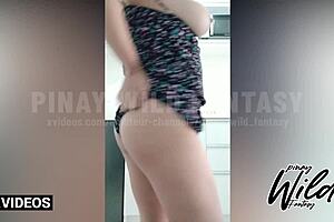 This Horny 18yo Chubby Teen 18+ Pinay TikToker Exposes Big Tits in Scandal!