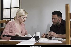 Sultry blonde temptress in forbidden romance