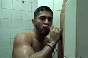 Latinos fucking in the showers.