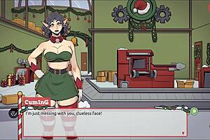 i'm claus in this secret surprise xmas hentai game ep 4, the boss has a huge cock after all.