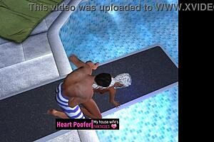 video taken at the public swimming pool jumping board 2