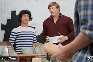 friendsgiving with nate grimes turned into wild outdoor gay fucking party