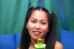 experienced blonde sucks cock with oiled passion