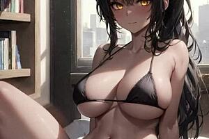 3D Animated Girlfriend's Mum Surprises With Pussy Masturbation And Creampie