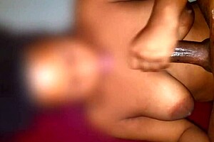 Jody Morrison deepthroats petite ebony teen sucking to cumshot.