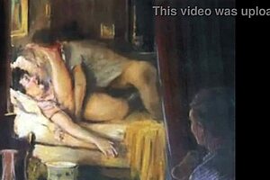 Vintage erotic illustration from antique times