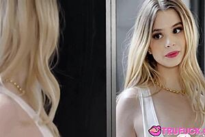 Petite amateur Molly Little gets taboo hardcore POV action