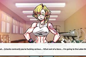 Succubus Delivers Intense Blowjob in Lewd Gym on First Day