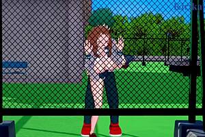 Intense Ochako Izuku sex hentai