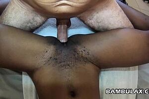 interracial amateur ebony teen 18+ shares intimate moment