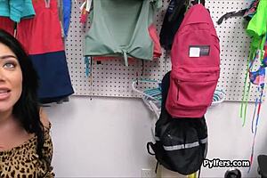 Hidden Cam Catches Hottie Stealing Bracelet While Getting Titty And Pussy Fucked In Doggystyle.