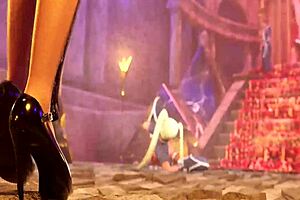 group banging begins collapse of black castle in anime