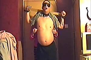 Tied Up Kelly Gives Mark Ass To Mouth On A Dildo Cock