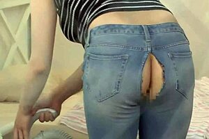 Ass Fetish Alert! Giant Booty Woman’s Pants Rip Open, Leading to Instant Raw Creampie Action. Can’t Stop with Just One, It’s Non-Stop Internal Shots!