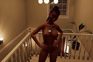 Friend teaches self-defense at house party game with leah