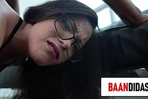 Horny Venezuelan submissive gets pounded by big cock