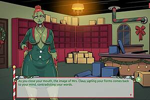 i'm claus in this secret surprise xmas hentai game ep 4, the boss has a huge cock after all.