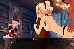 Klee embarks on a prank adventure with Jean in all scenes from part one