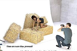 Sexy Brunette Flaunts Big Fake Boobs On Camera