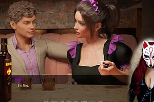 kate in cosplay maid outfit from the game