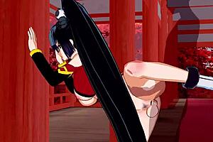 Unleashing Raw Power in 3D Cartoon Hentai Action Scene