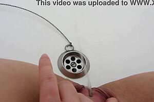 Mature MILF Pissing in Bath Compilation with Close-Up Fetish Scenes