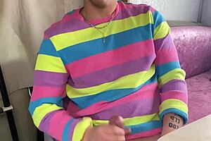 College guy chats online with intriguing twists - Joshua Lewis