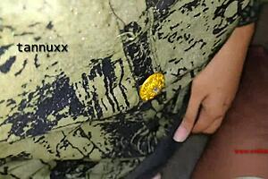 girlfriend enjoys outdoor doggystyle sex