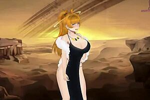 milf hunter 6: saturn is horny on the table in anime hentai