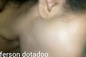 Morena Safadinha Feels Passion in Foot-Assisted Blowjob