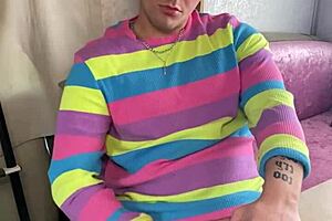 College guy chats online with intriguing twists - Joshua Lewis