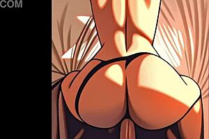 sexy woman gets fucked by man in anime hentai ai