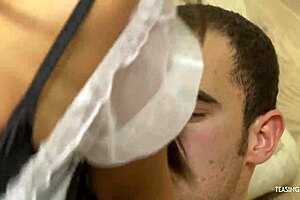 curvy brunette babe says she needs his long dong