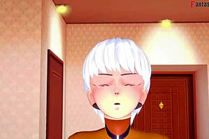 Imagine this Valkyrie giving a blowjob in POV sex, full fantasy in 3D anime