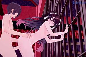 Zhezhi Orie and Camellya Tsubaki intense sex in anime hentai?